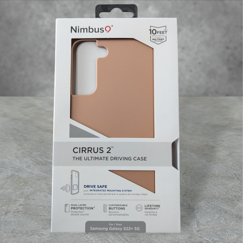 Nimbus9 Cirrus 2 Case for Samsung Galaxy S22+ 5G Rose See Description W6